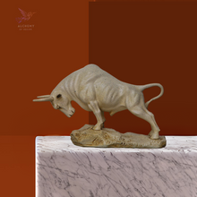 Load image into Gallery viewer, Vigorous Charging Bull Sculpture
