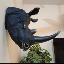 Load image into Gallery viewer, Rhino Triumph - Wall Mounted Trophy
