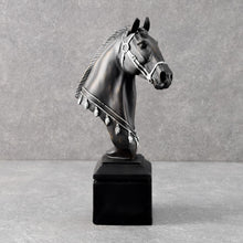 Load image into Gallery viewer, Dazzling Dressage Horse Sculpture with Silver Accents - Alchemy of Decor
