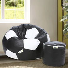 Load image into Gallery viewer, Set of Football Bean Bag with Stool - Alchemy of Decor
