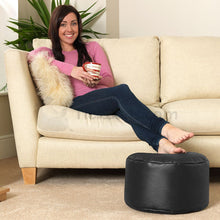 Load image into Gallery viewer, Leatherette Bean Bag Footrest - Alchemy of Decor
