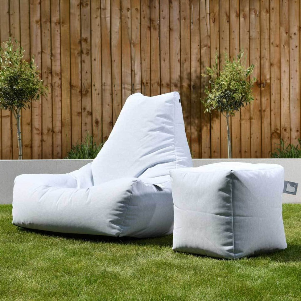 OSLO PASTEL Outdoor Sofa with Stool - Alchemy of Decor