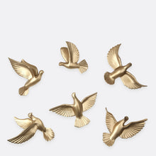 Load image into Gallery viewer, Flight of Fantasy (Pigeon Set 0f 6) - Gold - Alchemy of Decor
