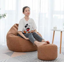 Load image into Gallery viewer, JuteComfort Bean Bag - Alchemy of Decor
