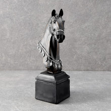 Load image into Gallery viewer, Dazzling Dressage Horse Sculpture with Silver Accents - Alchemy of Decor
