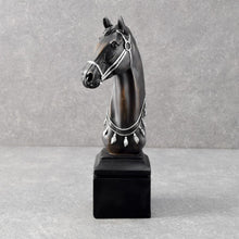 Load image into Gallery viewer, Dazzling Dressage Horse Sculpture with Silver Accents - Alchemy of Decor
