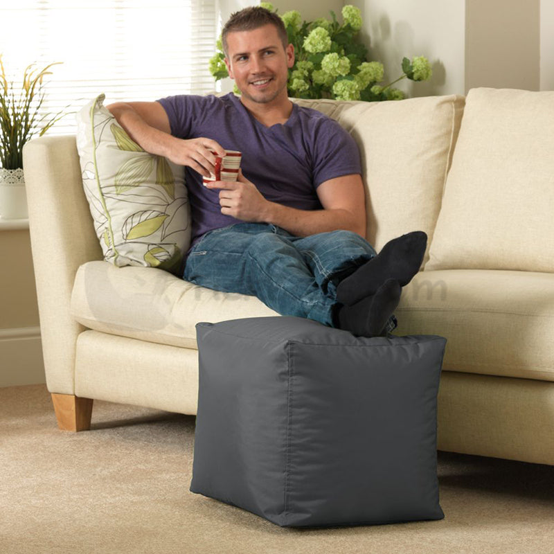 Cubical Stool Bean Bag - Alchemy of Decor