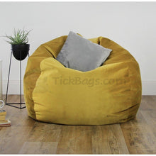 Load image into Gallery viewer, Velvet Zokoma Bean Bag - Alchemy of Decor
