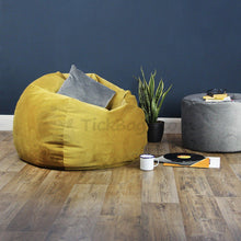 Load image into Gallery viewer, Velvet Zokoma Bean Bag - Alchemy of Decor
