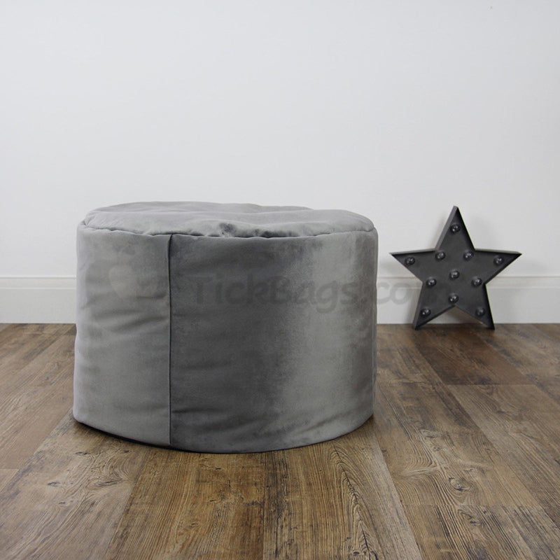 Velvet Bean Bag Ottoman - Alchemy of Decor