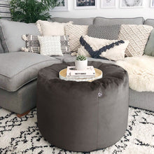 Load image into Gallery viewer, Velvet Bean Bag Ottoman - Alchemy of Decor
