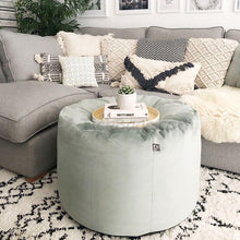 Load image into Gallery viewer, Velvet Bean Bag Ottoman - Alchemy of Decor
