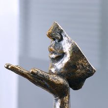 Load image into Gallery viewer, Whimsical Flight: Nordic Abstract Flying Kiss Figures - Alchemy of Decor
