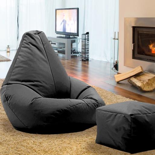 Set of Parachute Bean Bag with Stool - Alchemy of Decor