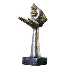 Load image into Gallery viewer, Whimsical Flight: Nordic Abstract Flying Kiss Figures - Alchemy of Decor
