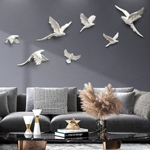 Load image into Gallery viewer, Flight of Fantasy (Pigeon Set 0f 6) - White - Alchemy of Decor
