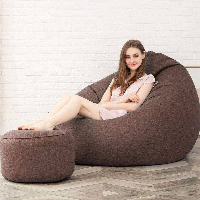 Elegant Bean Bag (FREE FOOT STOOL) - Alchemy of Decor