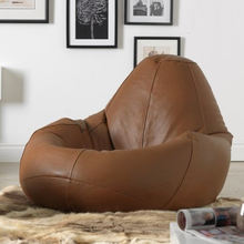 Load image into Gallery viewer, Comfy Leather Bean Bag Cone - Alchemy of Decor
