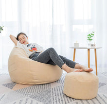 Load image into Gallery viewer, JuteComfort Bean Bag - Alchemy of Decor
