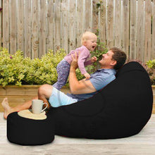 Load image into Gallery viewer, Modish Bean Bag with Foot Stool - Combo Deal - Alchemy of Decor
