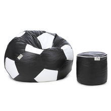 Load image into Gallery viewer, The KickBack Football Bean Bag with Free Foot Stool! - Alchemy of Decor
