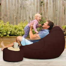 Load image into Gallery viewer, Modish Bean Bag with Foot Stool - Combo Deal - Alchemy of Decor
