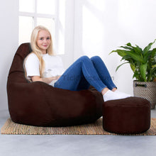 Load image into Gallery viewer, Bucket Bean Bag Chair and Foot Stool - Combo Offer - Alchemy of Decor
