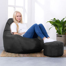 Load image into Gallery viewer, Bucket Bean Bag Chair and Foot Stool - Combo Offer - Alchemy of Decor
