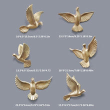 Load image into Gallery viewer, Flight of Fantasy (Pigeon Set 0f 6) - Gold - Alchemy of Decor
