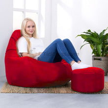 Load image into Gallery viewer, Bucket Bean Bag Chair and Foot Stool - Combo Offer - Alchemy of Decor
