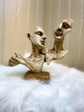 Load image into Gallery viewer, Serenity in Embrace: Nordic Abstract Couples Sculpture - Alchemy of Decor
