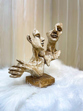 Load image into Gallery viewer, Serenity in Embrace: Nordic Abstract Couples Sculpture - Alchemy of Decor
