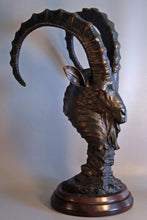 Load image into Gallery viewer, Ibex Head Bust Sculpture - Alchemy of Decor
