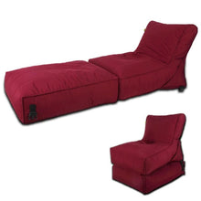 Load image into Gallery viewer, Flex Lounger Bean Bag Sofa Cum bed - Alchemy of Decor
