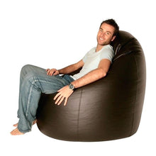 Load image into Gallery viewer, Leather Bean Bag Chair - Alchemy of Decor
