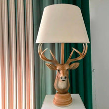 Load image into Gallery viewer, Majestic Antlers: The Deer Face Lamp Sculpture - Alchemy of Decor
