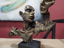 Load image into Gallery viewer, Strength of Expression: Nordic Abstract Faces Sculpture - Alchemy of Decor
